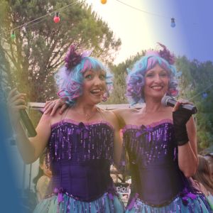 Groupe les LadiesM animation de soirées Shows cabaret avec costumes dans le Gard à Boisset Gaujac