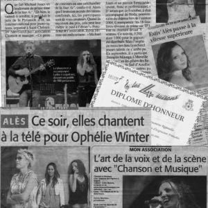 articles-lydia-moreno artiste chanteuse dans le Gard Vaucluse herault