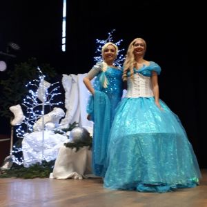 spectacle enfant reine des neiges par les chanteuses les LadiesM dans le Gard spectacle de Disney